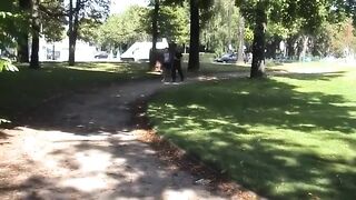 This Teen Is Examined in Detail in the Forest