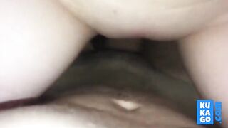 British Amateur Rides His Dick With Her Tight Pussy
