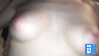 British Amateur Rides His Dick With Her Tight Pussy