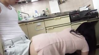 18-year-old Japanese Amateur Housemaid Homemade Sex with a Plumber