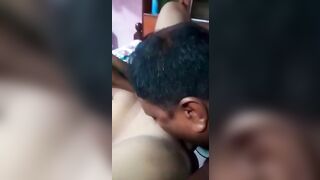 Desi Indian old man fucked teen in front of his wife