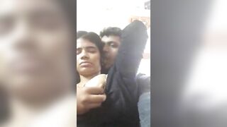 Hot indian couple foreplay