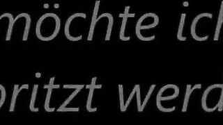 Spritze meine großen Titten draußen