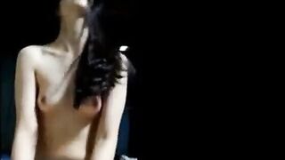 Amateur Asian Couple's Pantyhose Sex Tape