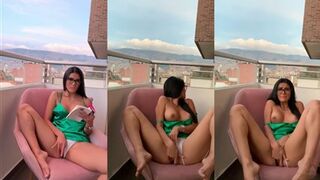 Hanna Miller Masturbation in Balcony Video Leaked