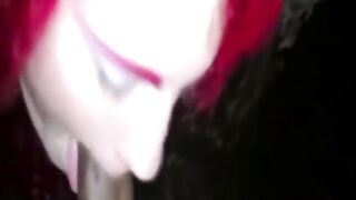 Interracial Blowjob in the Great Outdoors