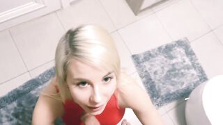 Blonde Babe's POV Blowjob & Cumshot