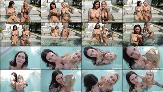 Viking Barbie With Jill Hardener By The Pool Video Leaked