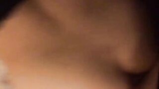 Amateur Asian Cutie's Creamy Pussy Fucked in Doggy Style