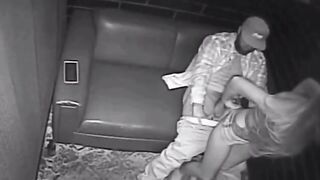 Blonde Stripper Bareback in club