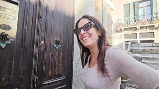 you turn me on while walking through Venice. Full video on my OF Page.