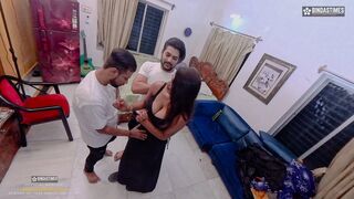 Big Boobs Teju Got Fucked By Two Boys Hardcore with 360 Views ( Hindi Audio )