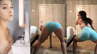 CinCinBear Sexy Tease Twerking Snapchat Video