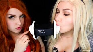 ASMR KittyKlaw Mary Jane & Gwen Stacy Ear licking Patreon Video