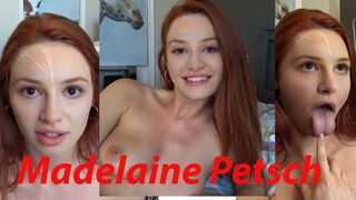 Nude Madelaine Petsch has your cum on her face