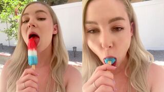 Stpeach Popsicle Outdoors Blowjob Onlyfans Video Leaked