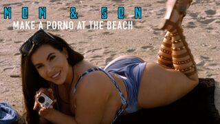 Korina Kova - Mom & Son make a porno at the beach 4K - ManyVids