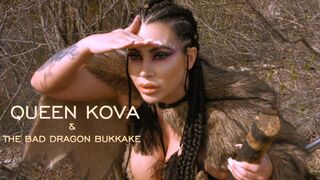 Korina Kova - Queen Kova & the Bad Dragon Bukkake 4k - ManyVids