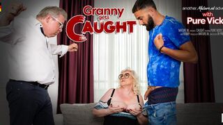 Maturenl - Granny Pure Vick Fucks Her Husband After Being Caught Cheating