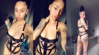 Bhad Bhabie Topless Thong Straps Bikini Video Leaked
