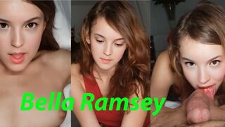 Teen Bella Ramsey will suck your dick POV