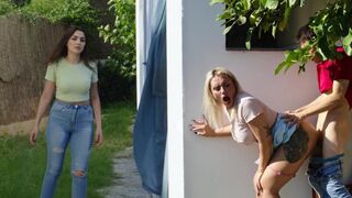 Sneakysex  Scarlett Wild - Meet Me In The Shed