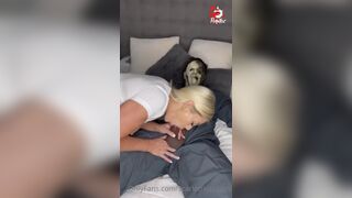 Scarlettkissesxo Halloween Special Facial Blowjob  Leaked Video Onlyfans