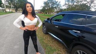 Bang!Roadsidexxx  Gianna Grey Is Stranded With A Flat Tire And Fucks Her Way Out Of I