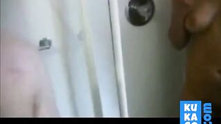 Big-Ass Brunette MILF Fucked in the Shower