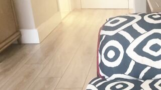 Velvet Dress Prostitute Eva's Blowjob and Cumshot