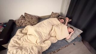 Stepson Shares Bed With Stepmom, Really Amateur