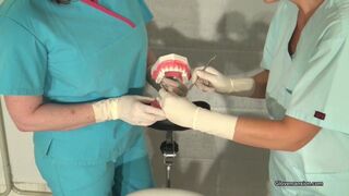 GloveMansion - Our Dental Patient POV. Starring Fetish Liza and Miss Miranda