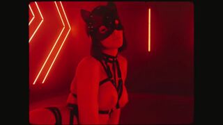 Rachel Cook Cat Mask Posing Topless Video Leaked Leak Onlyfans