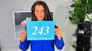 Czechsexcasting  Juliia  Novice Brunette Darling Shows Off In Casting  E243