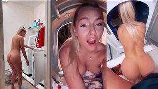 Therealbrittfit Stuck In Washing Machine Sex Video Leaked