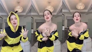 Amanda Cerny Nude Nip Slip While Striptease Video Leaked