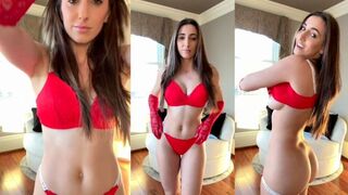 Christina Khalil Nip Slip Lingerie Tease Video Leaked