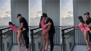 Delia Rose Balcony Sex Tape Video Leaked
