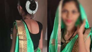 Shivani in green saree getting ready for sex part 2.