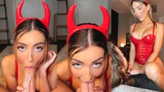 Olivia Mae Devil Roleplay Blowjob Fuck Video Leaked