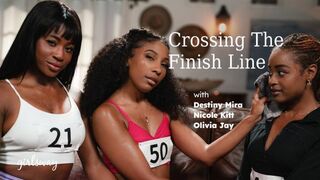 GirlsWay - Nicole Kitt, Destiny Mira, Olivia Jay - Crossing The Finish Line