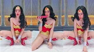 Lana Rain Leaked Onlyfans Nude Wonder Woman Dildo Fucking Porn Video