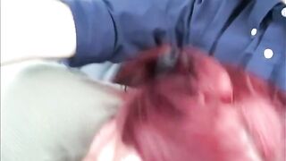 Step Sis Gives Step Bro Roadhead - Church to Home, Small Dick Surprise!