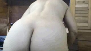 Big-Titted Granny Rides Dildo on Webcam