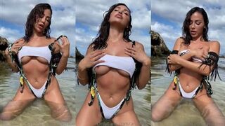 Ana Cheri Nude Beach Teasing Video Leaked