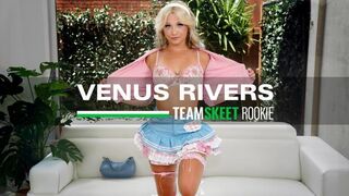 ShesNew - Venus Rivers - Cute Blonde Breaks All the Rules and Shoots Her First Porn