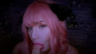 Peachy Whispering ASMR Blowjob Video