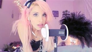 Cherrycrush ASMR Ears Whispering & licking Video