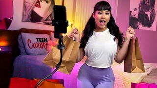 TeenCurves - Beca Barbie - Teen Slut Becca Barbie Twerks Her Big Ass and Gets Pounded by the Cameraman!