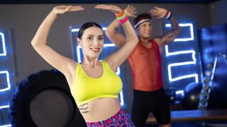 FitnessRooms - Nelly Kent - Dance coach works a big hard muscle